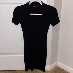 Zara Classic Black Knit Top